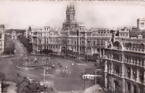 SPANIEN - Madrid - Cibeles y Casa de Correos - Foto Postkarte