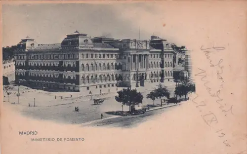 SPANIEN - Madrid - Ministerio de Fomento 1910