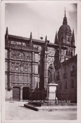 SPANIEN - Salamanca - Patio de Escuelas - Foto Postkarte 1937