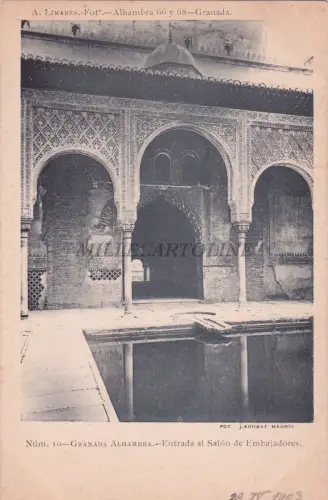 SPANIEN - Granada - Alhambra - Eintritt in den Botschaftersalon