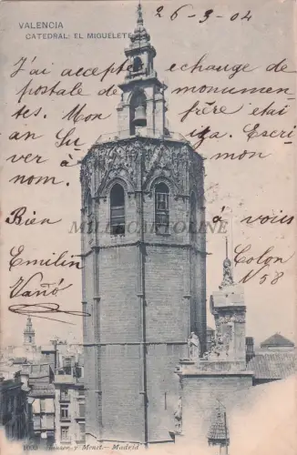 SPANIEN - Valencia - Kathedrale: el MIguelete 1904