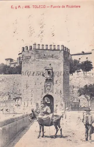 SPANIEN - Toledo - Puente de Alcantara 1913