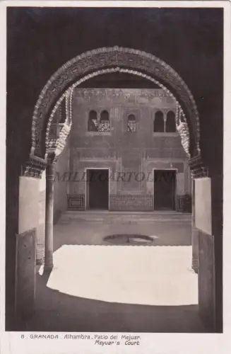 SPANIEN - Granada - Alhambra - Patio del Mejuar - Roisin 1929
