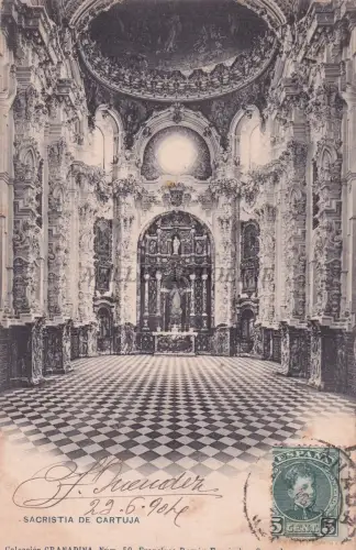 SPANIEN - Granada - Sacristia de Cartuja 1904