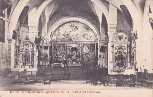 SPANIEN - Vitigudino - Innenraum der Pfarrkirche