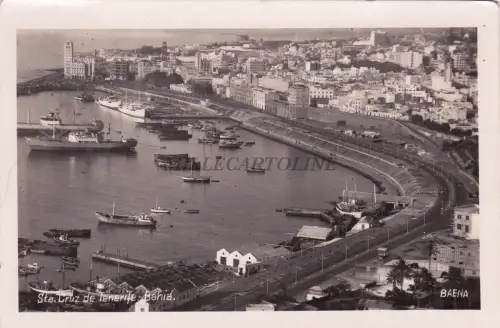 SPANIEN - Canarias - Santa Cruz de Tenerife - Bahia - Foto Postkarte 1956
