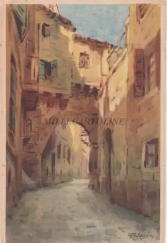 SPANIEN - Palma de Mallorca - Calle Almudaina (Acuareta de A.Garcia)
