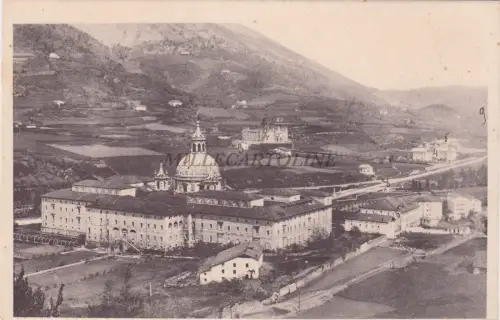 SPANIEN - Loyola - Blick auf das Heiligtum und den Berg Yzar-aitz