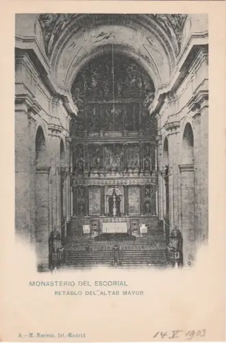 SPANIEN - Monasterio del Escorial - Altarbild