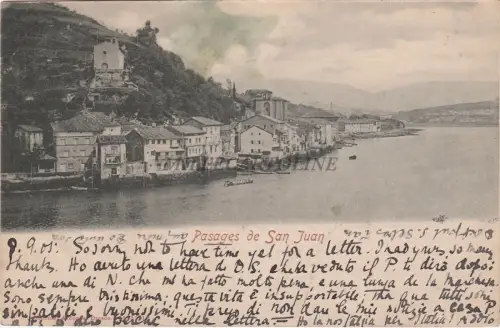 SPANIEN - Passages/Pasajes de San Juan 1901