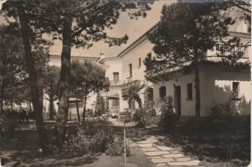 SPANIEN - Castelldefels - Masia Blanca - Foto Postkarte 1963