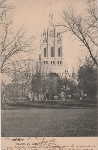 SPANIEN - Bilbao - Kirche von Begona 1910