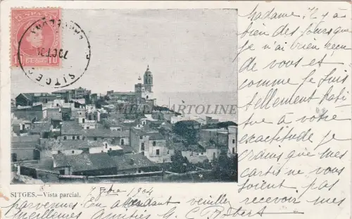 SPANIEN - Sitges - Vista Parcial 1904