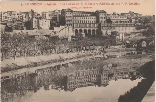 SPANIEN - Manresa - Höhlenkirche S.Ignacio, Gebäude der P.P.Jesuiten