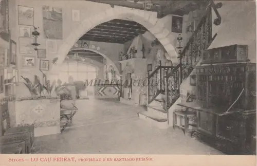 SPANIEN - Sitges - Lo Cau Ferrat, Propietat d'en Santiago Rubiñol 4