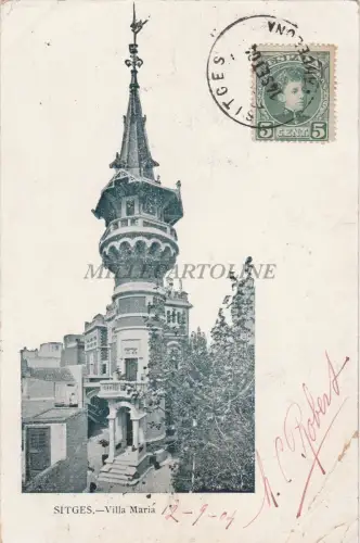 SPANIEN - Sitges - Villa Maria 1904