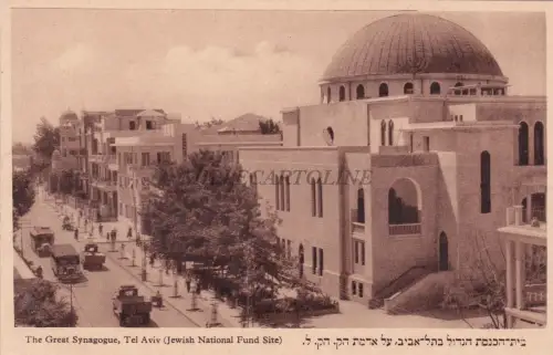 PALÄSTINA - Tel Aviv - Die Große Synagoge