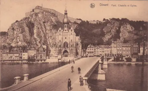 BELGIEN - Dinant - Brücke, Zitadelle und Kirche