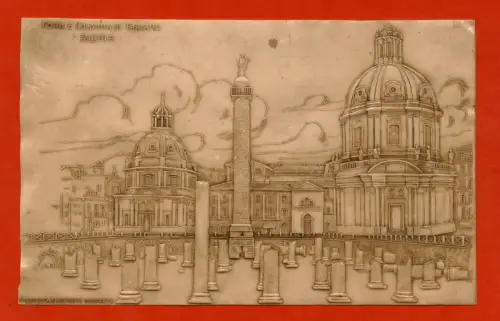 ROM, SCHLEPPLOCH UND SCHLEPPSÄULE, ZELLULOIDÜBERHANGBILD m