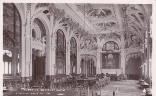 MONACO - Monte Carlo - Casino - Neue Spielhalle - Foto Postkarte