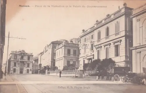 MONACO - Place de la Visitation und Regierungspalast