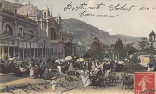 MONACO - Monte Carlo - La Terrasse du Café de Paris 1908