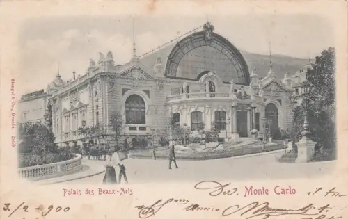 MONACO - Monte Carlo - Palais des Beaux Arts 1900