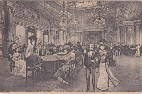 MONACO - Monte Carlo - Casino - Salle Smith, Roulettetisch