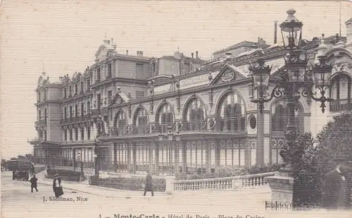MONACO - Monte Carlo - Hotel de Paris - Place du Casino