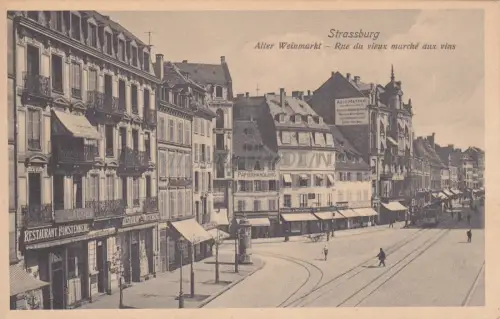 FRANKREICH - Strassburg - Rue du Vieux markt aux vins