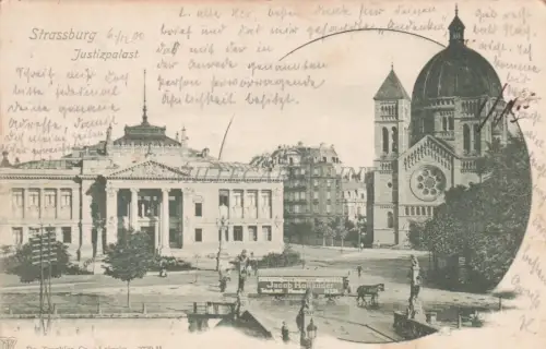 FRANKREICH - Strassburg - Justizpalast 1900