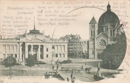 FRANKREICH - Strassburg - Justizpalast 1900