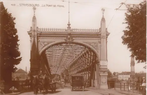 FRANKREICH - Strassburg - Le Pont de Kehl - Echtfoto C.A.P.
