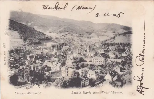 FRANKREICH - Markirch - Sainte Marie aux Mines 1905