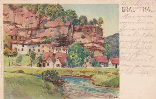 FRANKREICH - Graufthal - Ansicht 1902