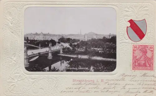 FRANKREICH - Strassburg - Universitat 1901