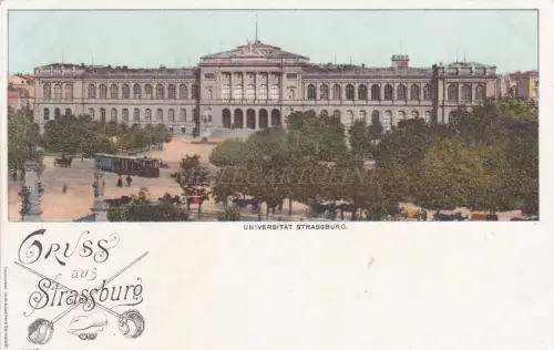 FRANKREICH - Gruss aus Strassburg - Universität