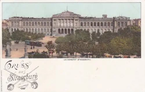 FRANKREICH - Gruss aus Strassburg - Universitat