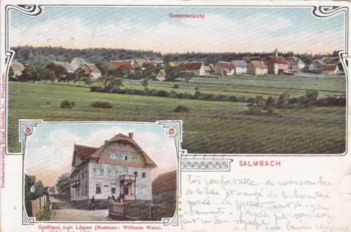 FRANKREICH - Salmbach - Gesamtansicht 1908