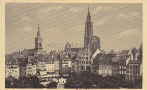 FRANKREICH - Strassburg - Kleberplatz - WWI 1916