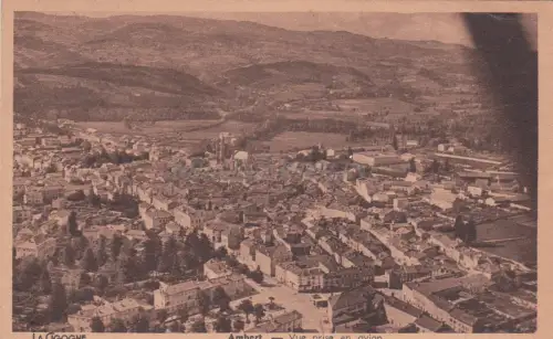 FRANKREICH - Ambert - Ansicht aus dem Flugzeug