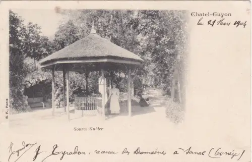 FRANKREICH - Chatel Guyon - Quelle Gubler 1904