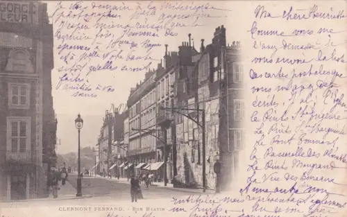 FRANKREICH - Clermont Ferrand - Rue Blatin 1901
