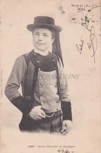 FRANKREICH - Jeune Homme de Quimper 1902