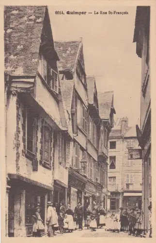 FRANKREICH - Quimper - La Rue St. Francois