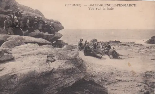 FRANKREICH - Saint Guenole Penmarch - Blick auf die Bucht