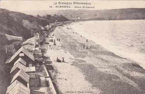 FRANKREICH - St. Brieuc - Grève St. Laurent