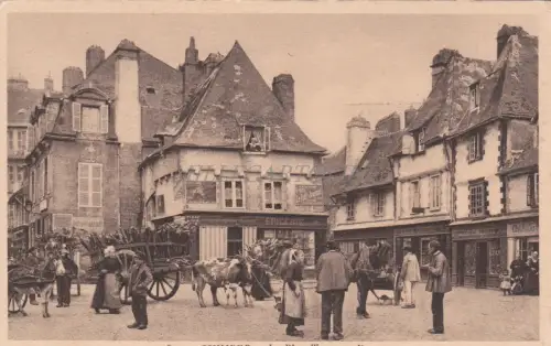 FRANKREICH - Quimper - La place Terre au Duc