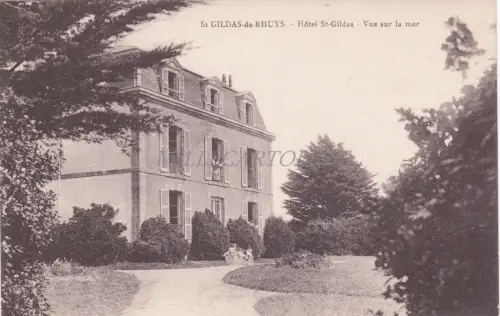 FRANKREICH - St. Gildas de Rhuys - Hotel St. Gildas - Meerblick