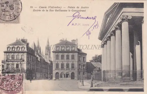 FRANKREICH - Caen - Palais de Justice 1905